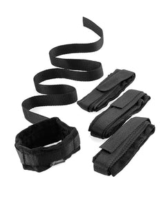 Beginner's Bondage Adventure Kit - Black For Couples