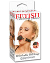 Fetish Fantasy Breathable Rubber Ball Gag for Intimate Play