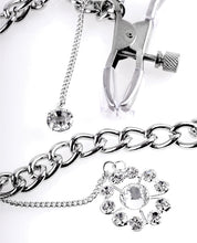 Load image into Gallery viewer, Crystal Elegance Adjustable Nipple Clamps for Pleasure Set
