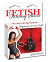 Beginner's Red Furry Restraint Cuffs for Sensual Play