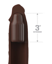 Load image into Gallery viewer, Fantasy X-tensions Elite 7 Inch Enhancement Sleeve With Secure Strap - Chocolate Brown
