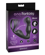 Charger l&#39;image dans la visionneuse de la galerie, Prostate Pleasure Ass-Gasm Pro Milker with Vibrating Bullet - Black
