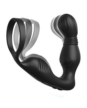 Charger l&#39;image dans la visionneuse de la galerie, Prostate Pleasure Ass-Gasm Pro Milker with Vibrating Bullet - Black
