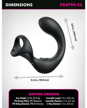 Charger l&#39;image dans la visionneuse de la galerie, Ultimate Ass-Gasm Taint-Alizer P-Spot Vibrator - Black
