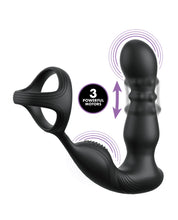 Load image into Gallery viewer, Revolutionary Ass-Gasm Slide &amp; Glide Prostate and Perineum Stimulation Device - Black
