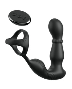 Revolutionary Ass-Gasm Slide & Glide Prostate and Perineum Stimulation Device - Black