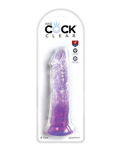 Dildo Roxo Rei 8"