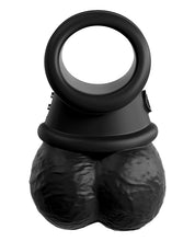 Load image into Gallery viewer, King Cock Elite The Crown Jewels Vibrating Swinging Balls - Black
