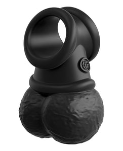 Crown Jewels Vibrating Ball Stimulation Set Black