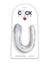 Translucent Dual Pleasure Dildo - Klar