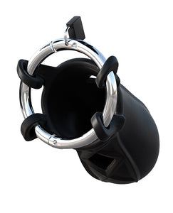 Extreme Silicone Chastity Cock Blocker - Black for Pleasure