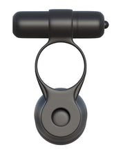 Load image into Gallery viewer, Posable Partner Dual Pleasure C-Ring - Black For Couples
