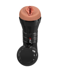 Ultimate Pleasure XXL Stroker - Pussies Umplute Realiste cu Control al Suptului - Maro