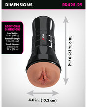 Carregue a imagem no visualizador da Galeria, Ultimate Pleasure XXL Stroker - Pussies Molhadas Realistas com Controle de Sucção - Marrom
