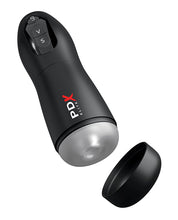 Load image into Gallery viewer, PDX Elite Pleasure Sucker Vibrating Stroker - Frosted/Black
