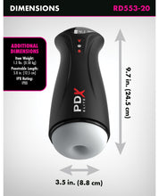 Carregue a imagem no visualizador da Galeria, Ultimate PDX Elite Suction &amp; Vibration Stroker - Frosted
