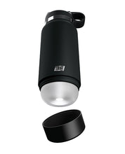 Load image into Gallery viewer, Discreet Adventure Stroker - Frosted/Black Fap Flask
