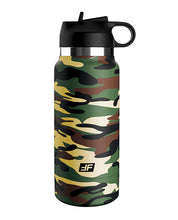 Load image into Gallery viewer, Adventure-Ready Fap Flask Happy Camper Stroker - Frosted/Camo
