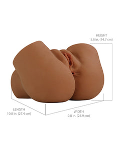 Ultimate Suction & Vibration Mega Pleasure Device - Brown