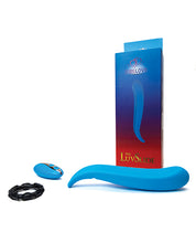 Load image into Gallery viewer, 2chooselove The Luvslide Couples Vibrator W/remote - Blue
