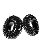 Load image into Gallery viewer, Xplay Gear Mixed Pack Ribbed Ring And Ribbed Ring Slim - Black - Pack Of 2
