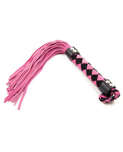 Load image into Gallery viewer, Deluxe 15.5 Inch Suede Leather Flogger for Sensual Play
