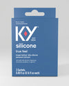 K-Y True Feel Silicone Lube Sachets - Drievoudige Verpakking