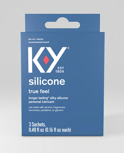 K-Y True Feel Silikone Glidecreme Sachets - Triple Pakke