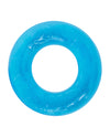 Blaue Rock Candy Gummy Cock Ring Duo für verbesserten Genuss