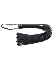 Load image into Gallery viewer, Crimson Compact Leather Flogger for Sensory Play
