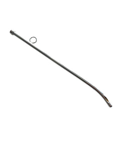 Black Leather Tasselled Riding Crop Rouge Devil Tail