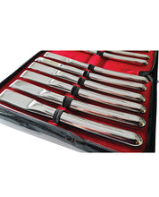 Load image into Gallery viewer, 14-Piece Stainless Steel Hegar Uterine Dilator Set Curved Design
