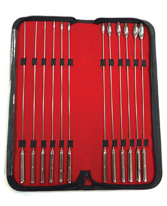 Rouge Edelstahl Rosebud Dilatator Kollektion - 12-teiliges Set