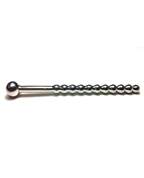 Hollow Stainless Steel Beaded Urethral Sound with Stopper