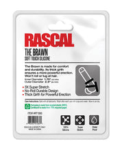 Load image into Gallery viewer, Rascal Brawn Silicone Enhancer Ring - Black
