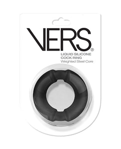 VERS Liquid Silicone Enhanced Performance Cock Ring with Weighted Steel