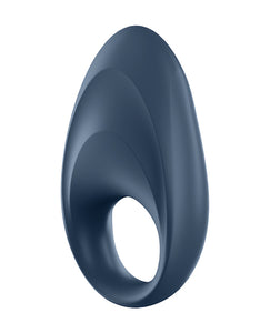 Satisfyer Mighty One Pleasure Ring met appbediening - Oceaanblauw