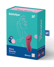 Indlæs billede i gallerifremviser, Satisfyer Seductive Hidden Panty Vibrator - Rødvin
