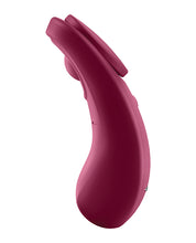 Indlæs billede i gallerifremviser, Satisfyer Seductive Hidden Panty Vibrator - Rødvin
