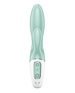 Satisfyer Air Pump Bunny 5+ - Albastru Ocean