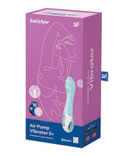 Load image into Gallery viewer, Satisfyer Inflatable G-Spot Vibrator 5+ - Ocean Blue
