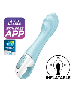 Satisfyer Vibrateur G-Spot Gonflable 5+ - Bleu Océan