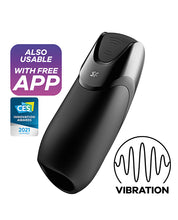 Carregue a imagem no visualizador da Galeria, Dispositivo de Vibração Controlado por App Satisfyer para Homens - Preto
