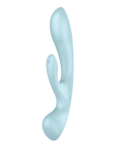 Satisfyer Triple Oh - Light Blue Edition