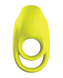 Satisfyer Spectacular Duo Vibrating Cock Ring - Neon Lime