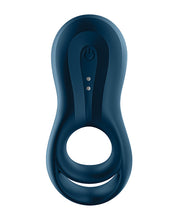 Cargue la imagen en el visor de la galería, Satisfyer Epic Duo Anillo Vibrador - Azul Oscuro
