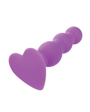 Load image into Gallery viewer, First Time Vibrating Triple Beaded Anal Probe - Purple
