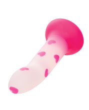 Load image into Gallery viewer, Radiant Heart Glow-in-the-Dark Dildo with Suction Cup - Pink
