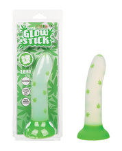 Încărcați imaginea în vizualizatorul Galerie, Dildo cu ventuză Luminescent Leaf Glow-in-the-Dark - Verde
