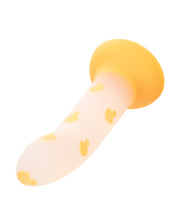 Charger l&#39;image dans la visionneuse de la galerie, Champignon Illuminé Délice : Dildo en Silicone Lumineux dans le Noir avec Ventouse - Orange
